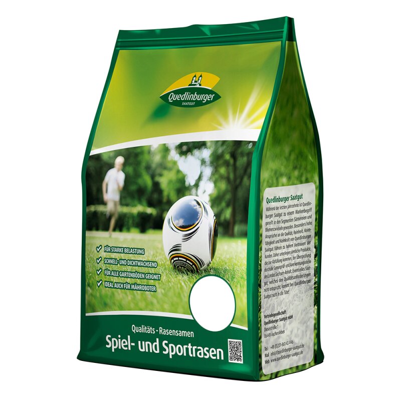 Spiel- und Sportrasen 0,5 kg Klotzbodenbeutel, 6,99